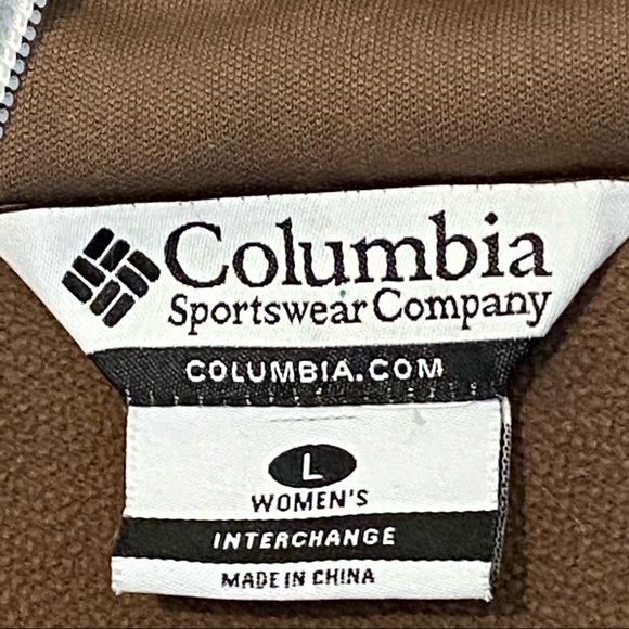 Columbia Womens Brown Jacket Full Zip Up - Picture 5 of 9